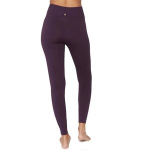 Spiritual gangster high waisted purple sparkle leggings size xs/small